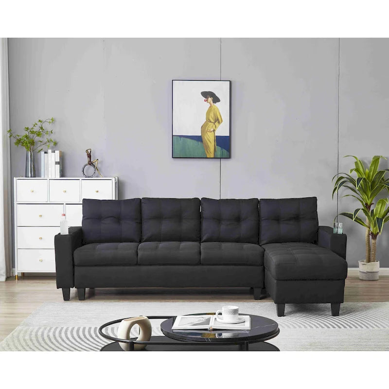 Reversible Chaise Sectional Sofa