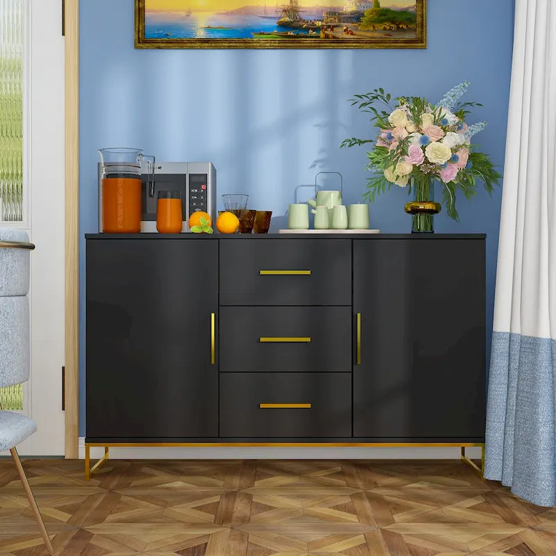 47.2W x 29.3H Sideboard Serving Buffet Storage Cabinet Cupboard