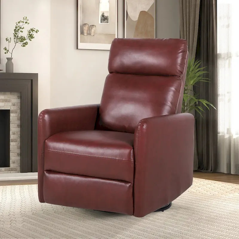 Lyle Manual Swivel Recliner with Metal Base