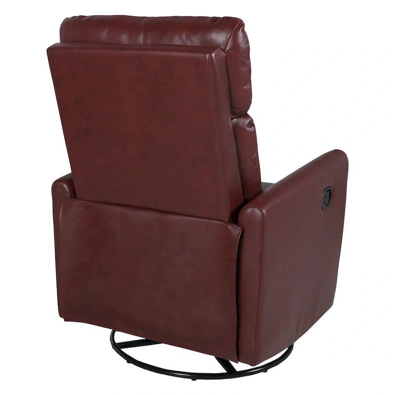 Lyle Manual Swivel Recliner with Metal Base