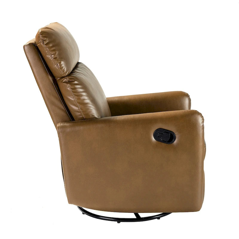 Lyle Manual Swivel Recliner with Metal Base