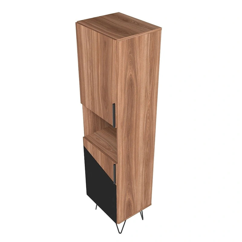 Beekman 17.51 Narrow Bookcase Cabinet with 5 Shelves