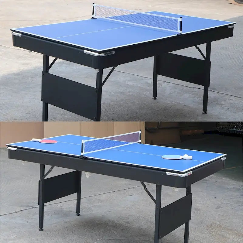 65.7 Portable 3-in-1 Game Tables,Pool,Ping Pong,Tabletop for Home - N/A