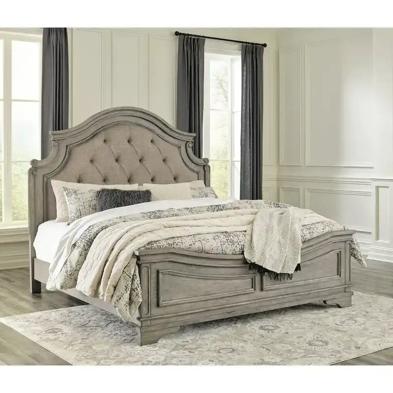 Signature Design by Ashley Lodenbay Antique Gray Panel Bed