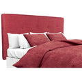 MJL Furniture Ali Button Tufted Key Largo Ruby Upholstered Headboard