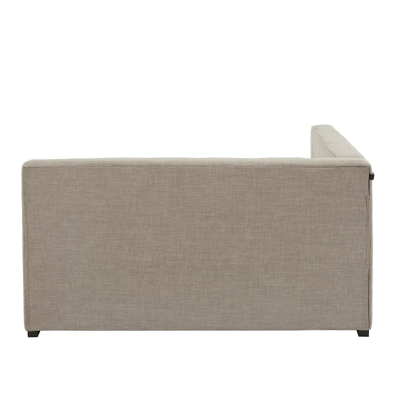 Basingstoke Grey Full Size Lounger by iNSPIRE Q Modern