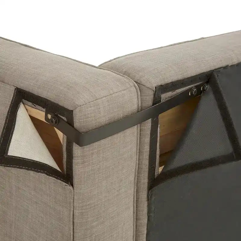 Basingstoke Grey Full Size Lounger by iNSPIRE Q Modern