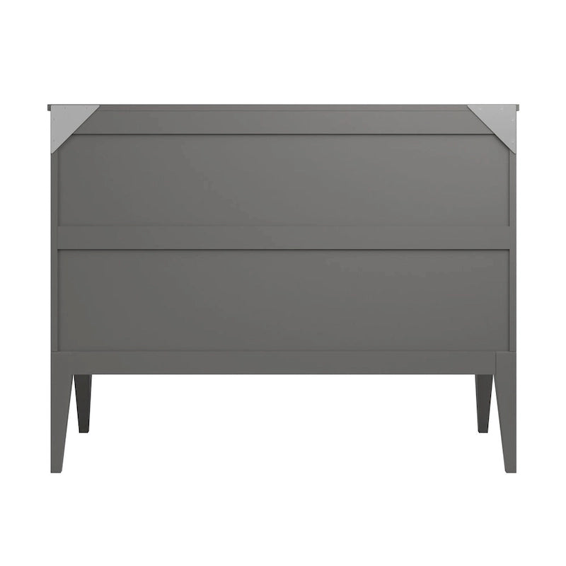 Northampton Full Murphy Bed Desk in Grey