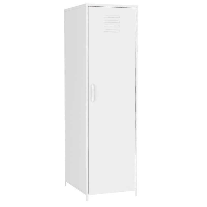 Metal Armoires Locker Cabinet for Kid with Hanging Rod and Shelves