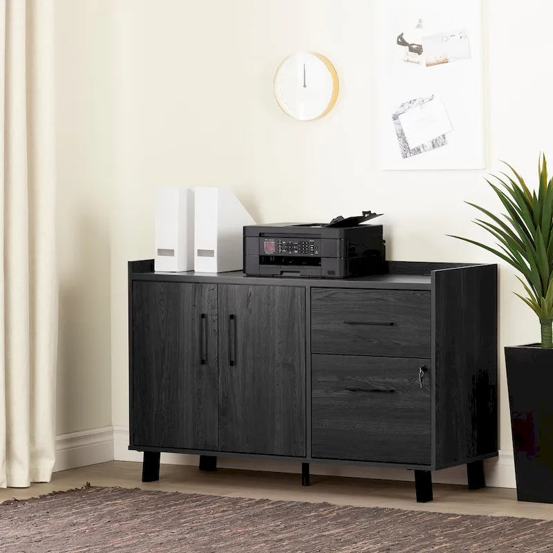 South Shore Kozack 2-drawer Credenza with Doors