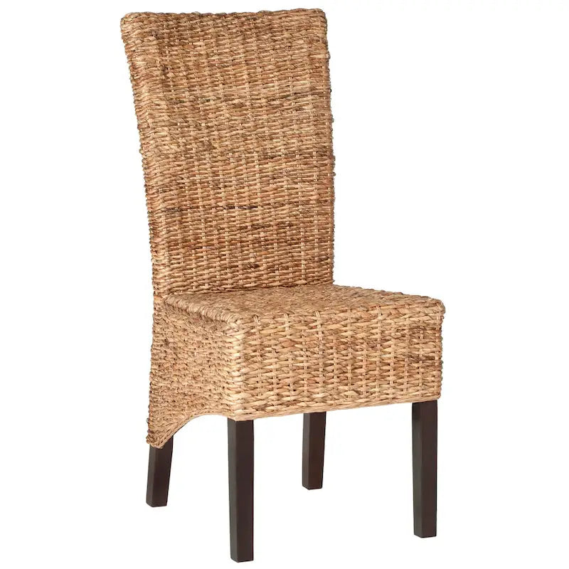 SAFAVIEH Georgetta Dining Natural Dining Chair (Set of 2) - 18.1 x 23.2 x 40.6 - 18Wx23Dx41H