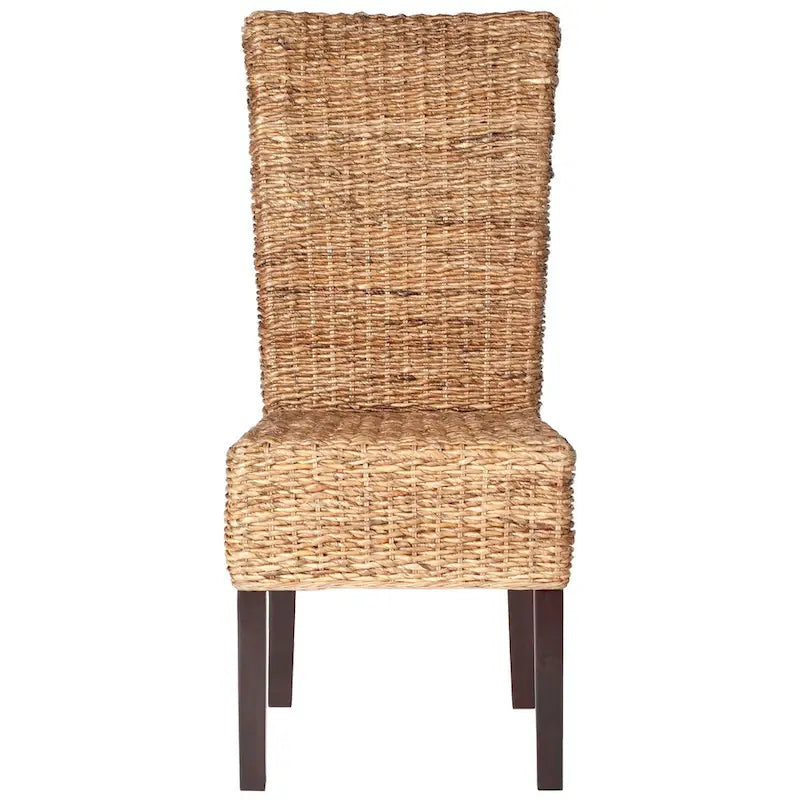 SAFAVIEH Georgetta Dining Natural Dining Chair (Set of 2) - 18.1 x 23.2 x 40.6 - 18Wx23Dx41H