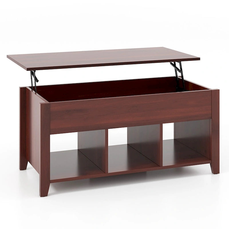 CCostway ostway Lift Top Coffee Table with Hidden Compartment and - See Details