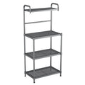 Versatile 4-Tier Kitchen Storage Rack - Stylish Bakers Rack Organizer - 23.5 x 13.5 x 53.5 (L x W x H)