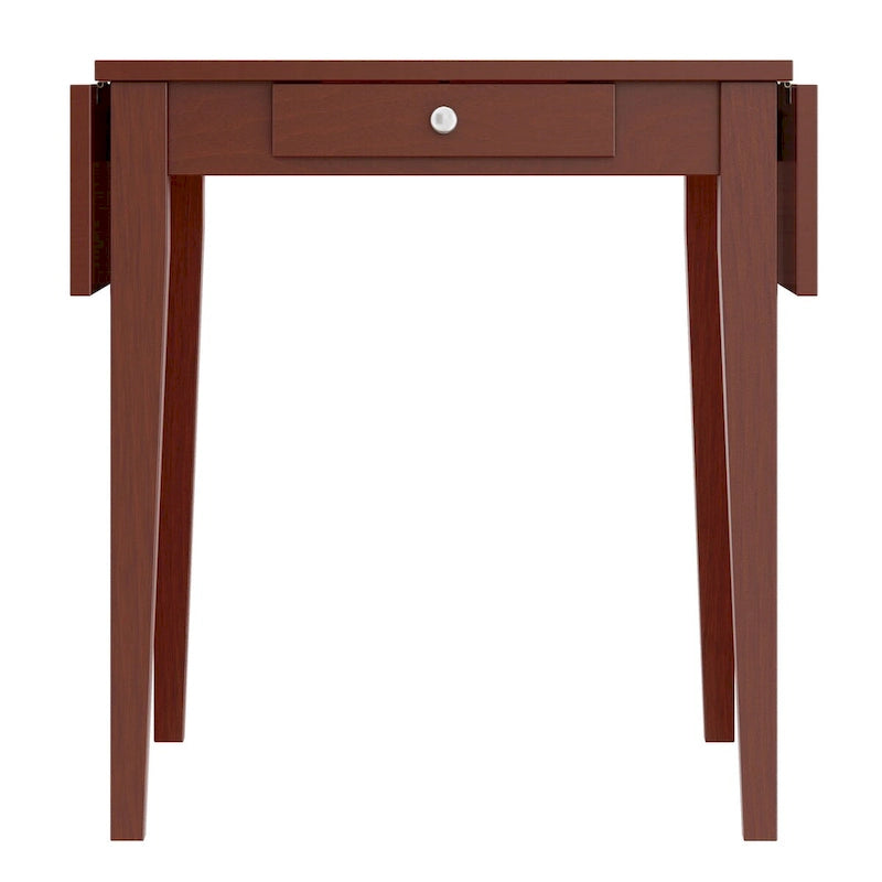 Hamilton Double Drop Leaf Dining Table, Walnut - 41.73W x 30.55D x 29.13H
