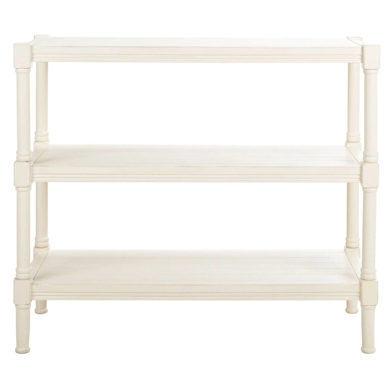 SAFAVIEH Olevia 3-Shelf Console Table - 33.8 W x 13.8 L x 29.5 H - 34Wx14Dx30H