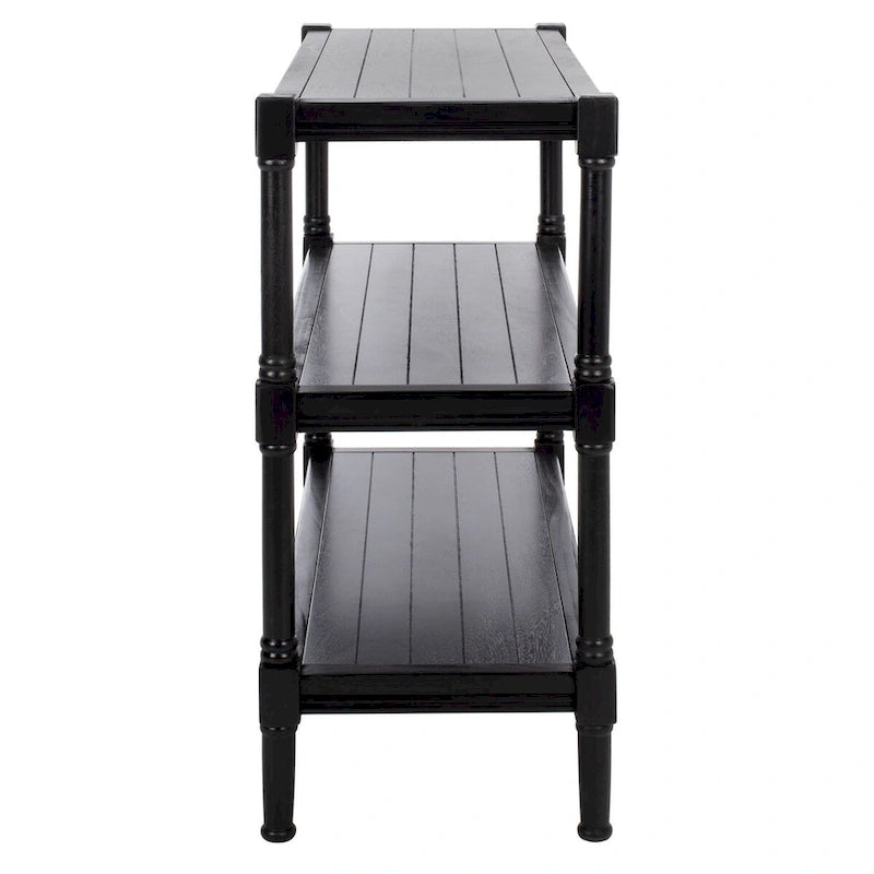 SAFAVIEH Olevia 3-Shelf Console Table - 33.8 W x 13.8 L x 29.5 H - 34Wx14Dx30H
