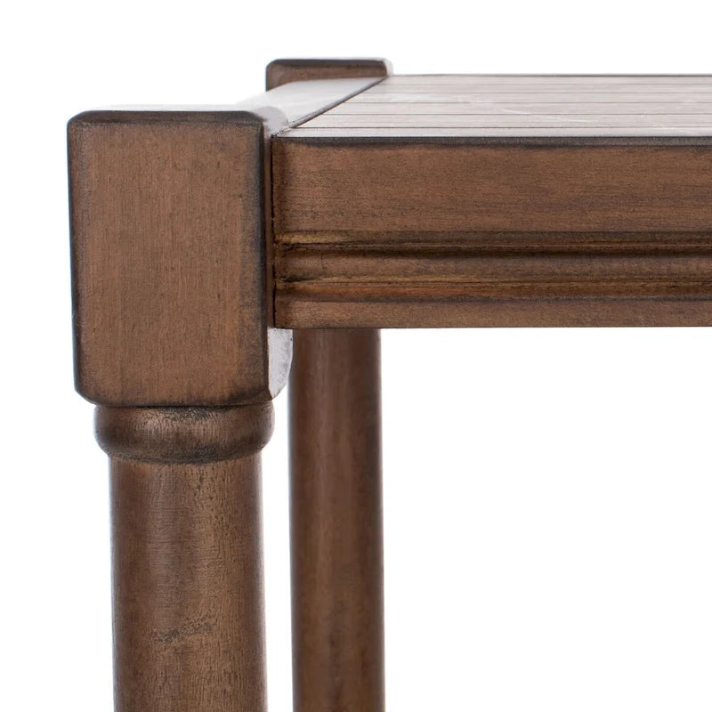 SAFAVIEH Olevia 3-Shelf Console Table - 33.8 W x 13.8 L x 29.5 H - 34Wx14Dx30H