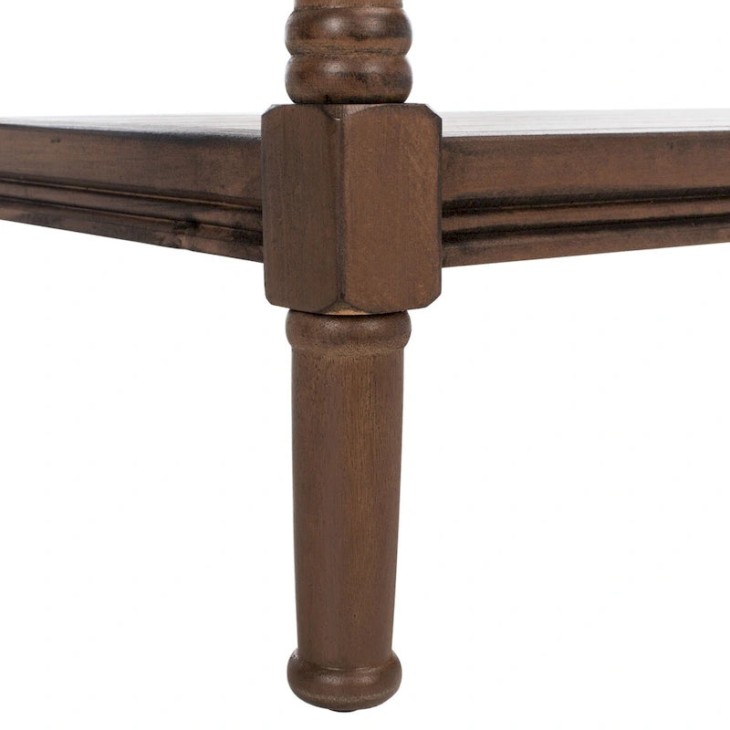 SAFAVIEH Olevia 3-Shelf Console Table - 33.8 W x 13.8 L x 29.5 H - 34Wx14Dx30H