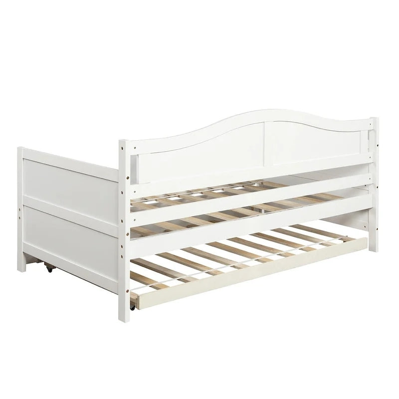 High-Quality Pine Twin Daybed with Trundle, Sofa Bed