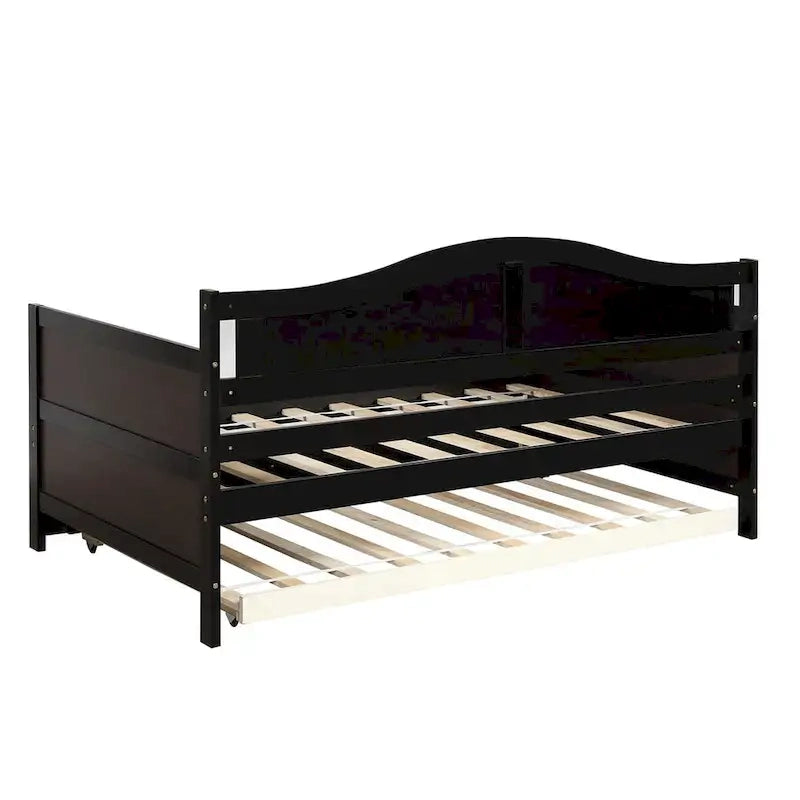 High-Quality Pine Twin Daybed with Trundle, Sofa Bed