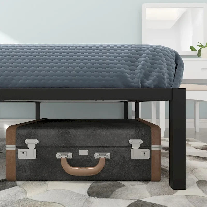 Metal Platform Bed Frame with Headboard