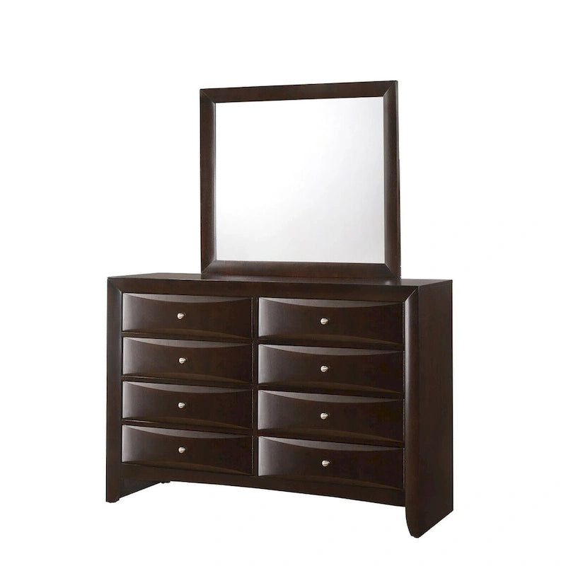 Captain's Bed Solid Wood Extra Storage Drawers Wooden Bedroom 5pc Set