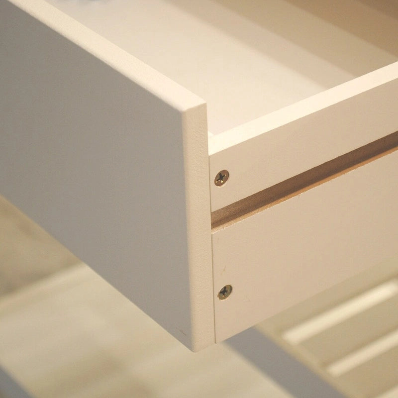 MDF Kitchen Cart with Two Lockable Wheels