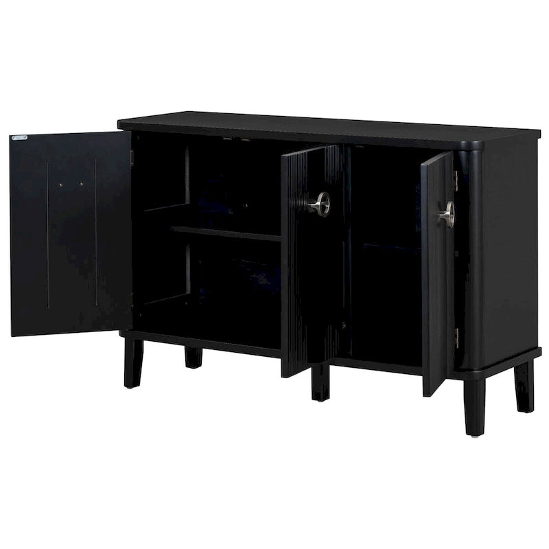 Stable and Sturdy Wood Cabinet