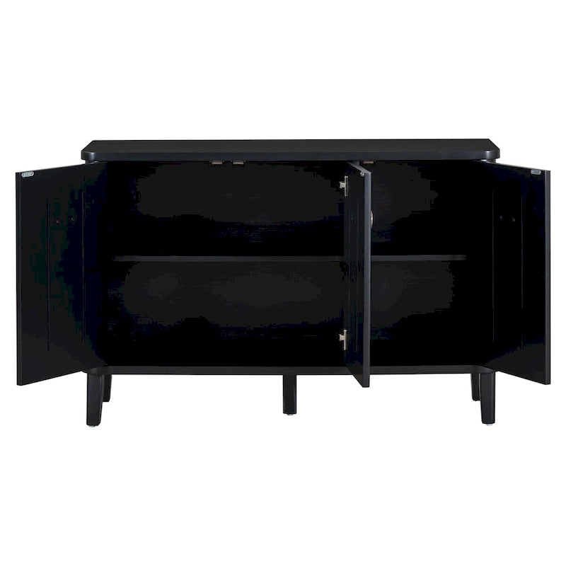 Stable and Sturdy Wood Cabinet