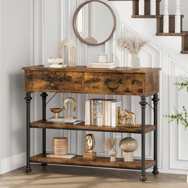 Console Table with Drawers
