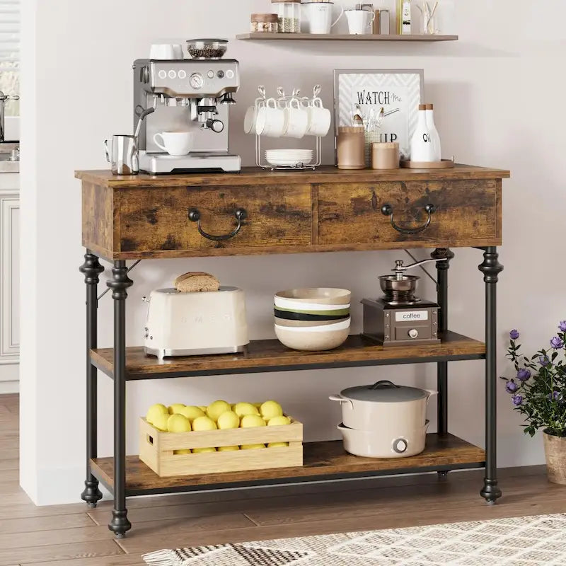 Console Table with Drawers