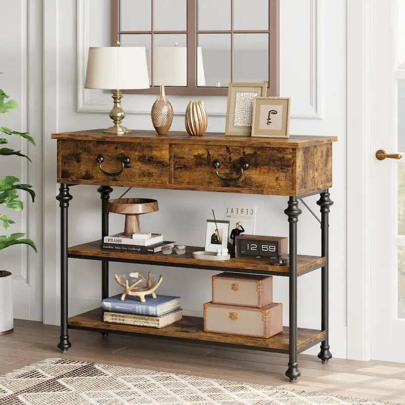 Console Table with Drawers