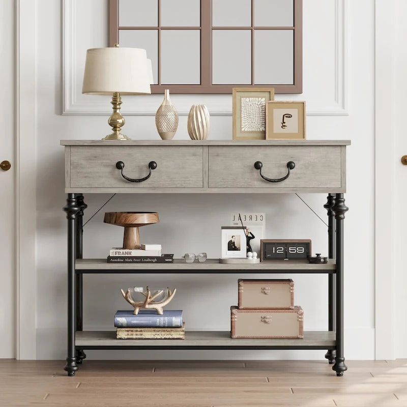 Console Table with Drawers