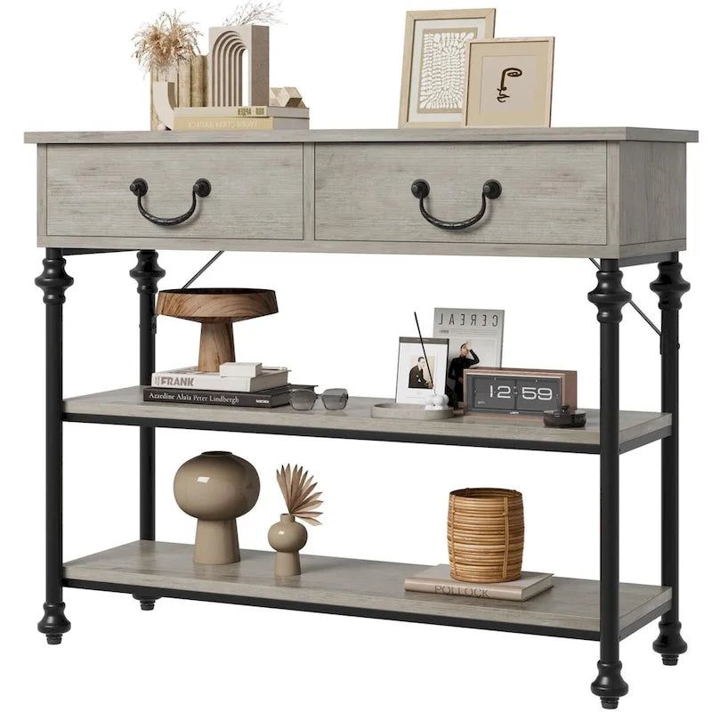 Console Table with Drawers