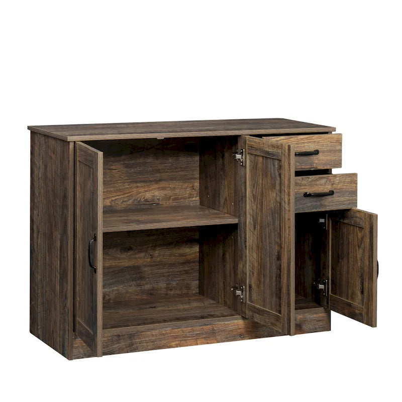 Modern Wood Buffet ,Sideboard with 3 Doors and 2 Drawers