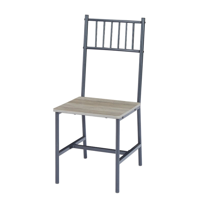 5 Pcs Dining Table Set, Barstool Dining Table with 2 Benches 2 Chairs