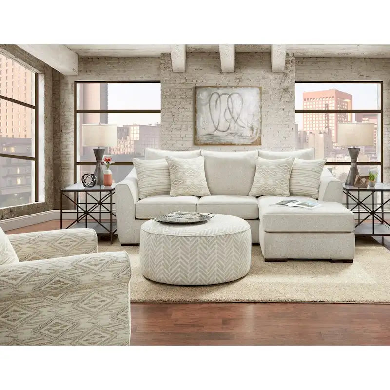 Passageway Vanilla Cocktail Ottoman