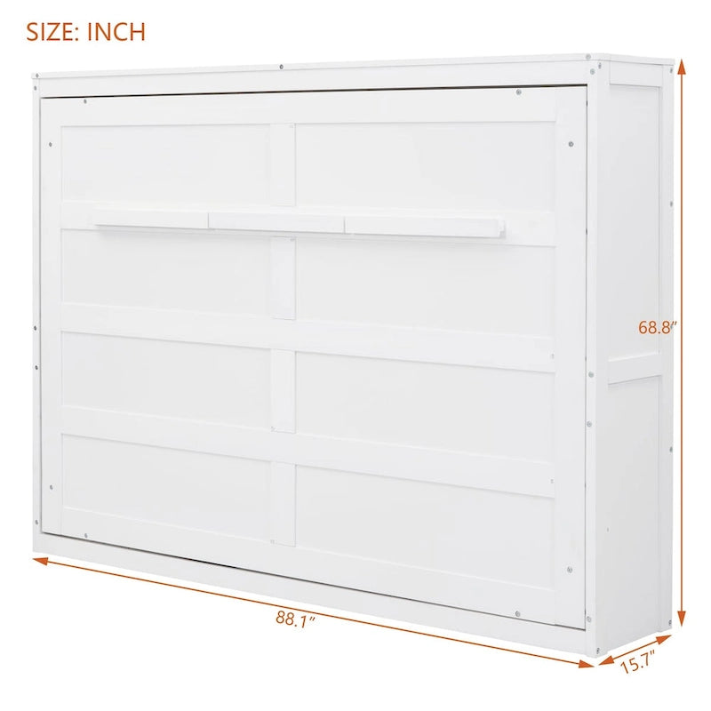 Full Size Wood Murphy Bed