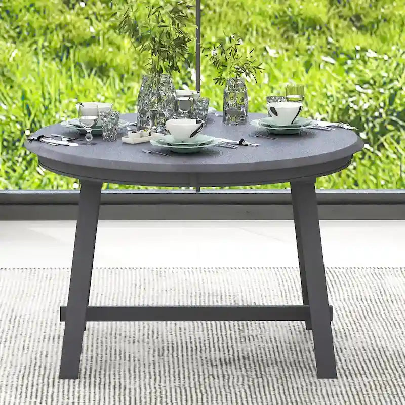Wood Dining Table Round Extendable Dining Table