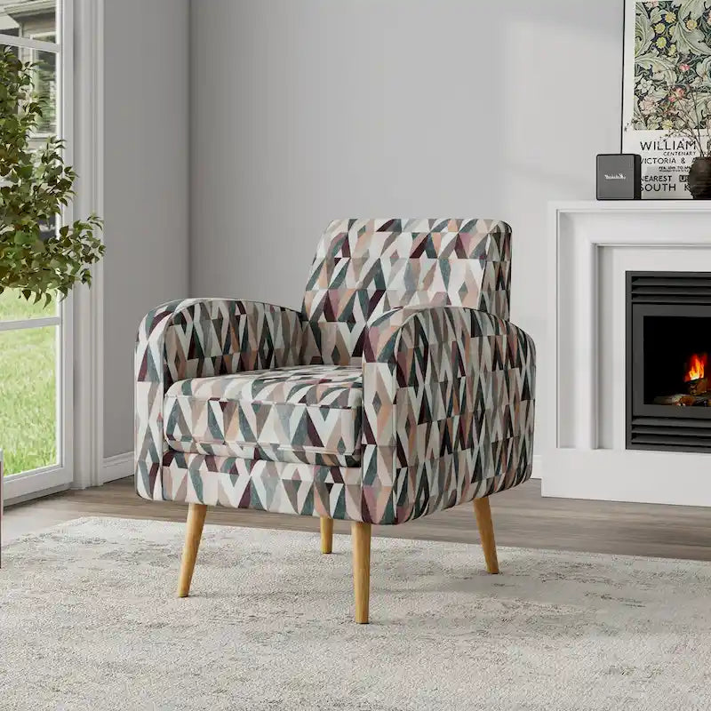 Mindy Mid-Century Modern Small Space Accent Armchair
