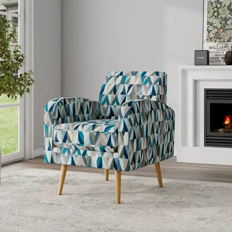 Mindy Mid-Century Modern Small Space Accent Armchair